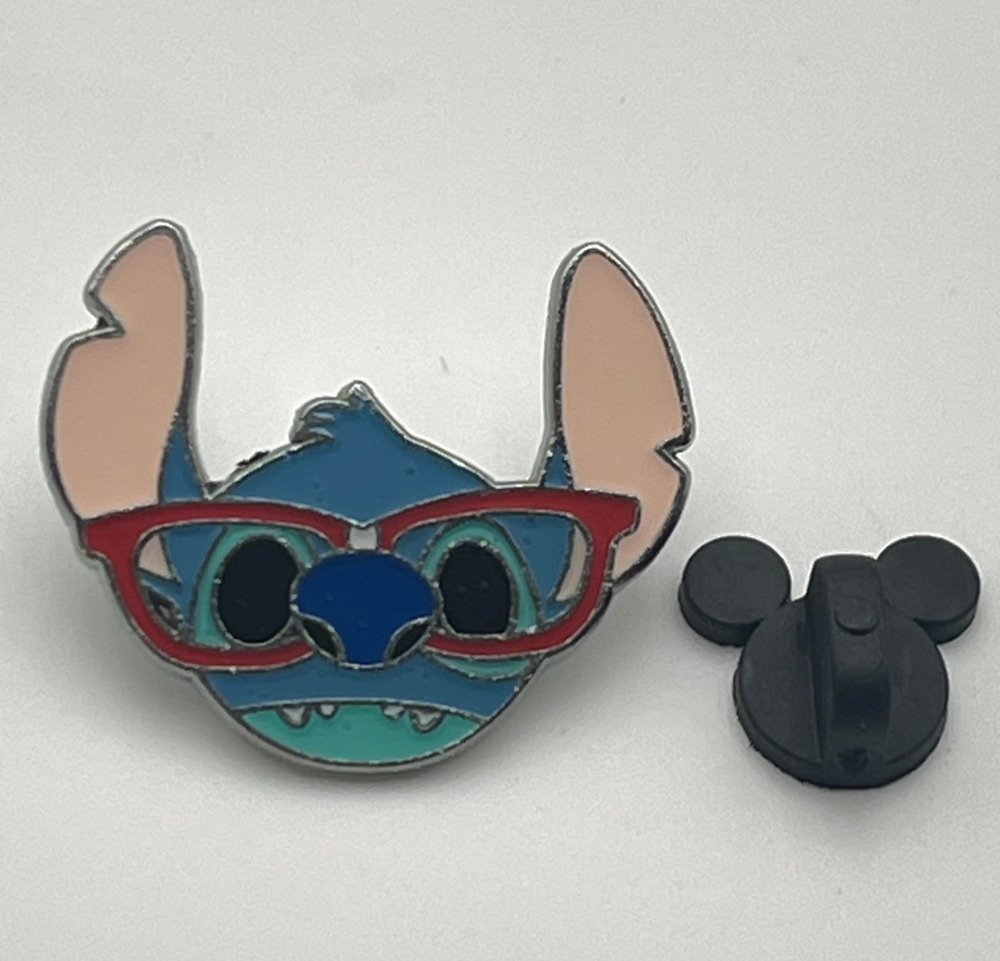 DISNEY Pin Trading ~ Nerds ROCK! Heads Collection ~ Stitch ~ 2012